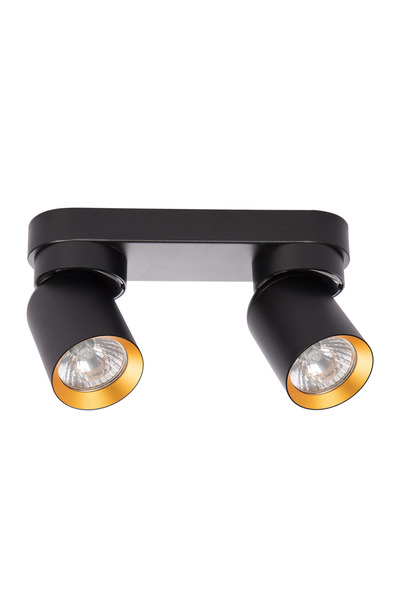 Milagro Lampă de tavan Andy 2xGU10 Negru + Auriu