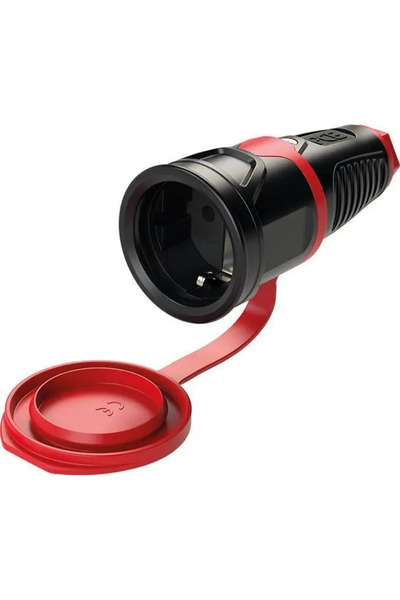 PCE Priză portabilă din cauciuc 16A 2P+Z 230V SCHUKO IP54 TAURUS2 2522-sr
