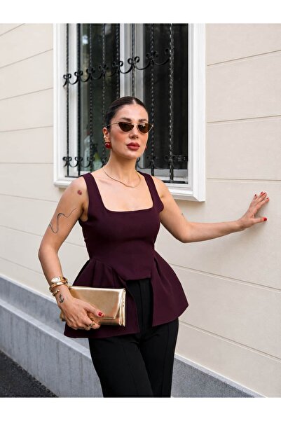 YK FASHION Peplum Bluz