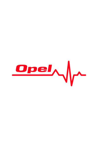 Oracal Αυτοκόλλητο αυτοκινήτου ''Opel life'', 20x7 εκ., Κόκκινο