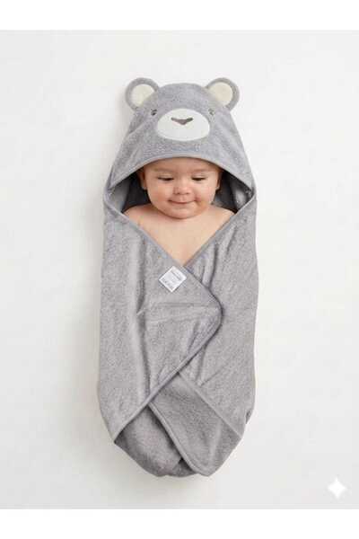 sea gulf Newborn Baby Towel with Hood Suitable for Newborns to 9 Months Old