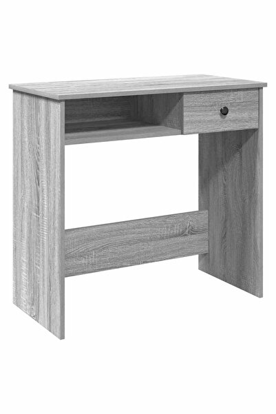 vidaxl Birou Gri Sonoma 80x40x75 cm lemn prelucrat