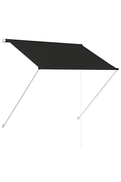 vidaxl Copertină retractabilă, antracit, 150 x 150 cm
