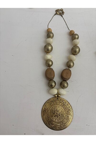 ELUNE İSTANBUL & Milano Bohemian Ethnic Long Necklace with Medallion Detail a...