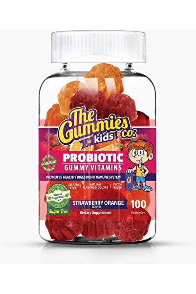 The Gummies Co for kids Probiotic Strawberry Orange 100 pc