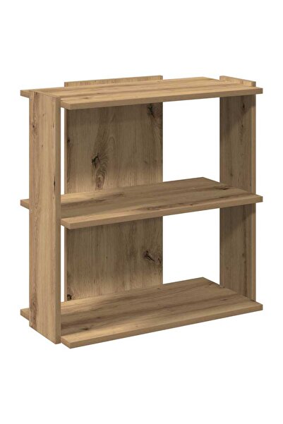 vidaxl Bibliotecă 3 etaje stejar artizanal 60x30x60 cm lemn prelucrat