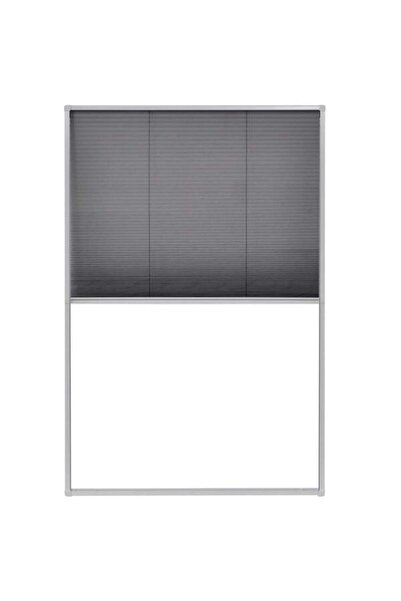 vidaxl Plasă anti-insecte pentru ferestre, aluminiu, 80 x 120 cm