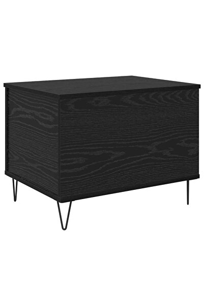 vidaxl Masă de cafea Stejar Negru 60 x 44,5 x 45 cm Lemn compozit