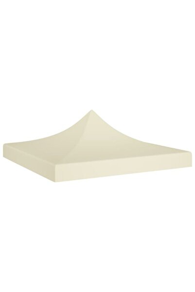 vidaxl Acoperiș cort de petrecere, crem, 2 x 2 m, 270 g/m²