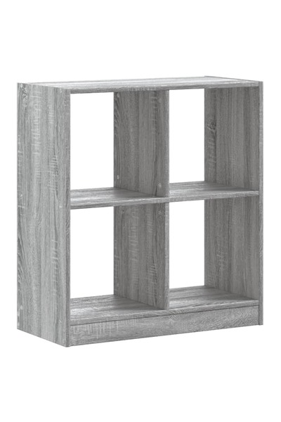 vidaxl Bibliotecă, sonoma gri, 68,5x32x75 cm, lemn prelucrat