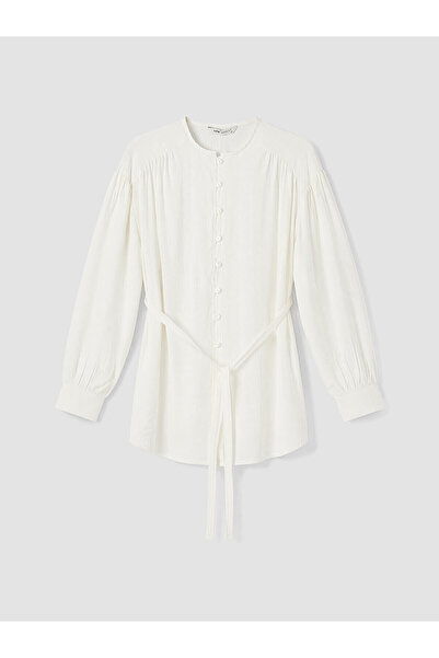 LC Waikiki Nevavm Krinkle Women's Shirt Tunic with Difference
