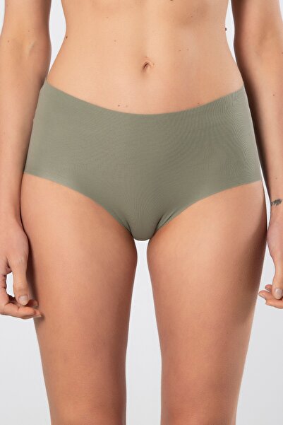 TÜREN Women's Seamless Laser Cut Cotton High Waist Panties