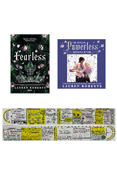 Beta Yayınları Fearless (Ciltli) + Powerless Boyama Kitabı 2'li Set + Özel Ce...