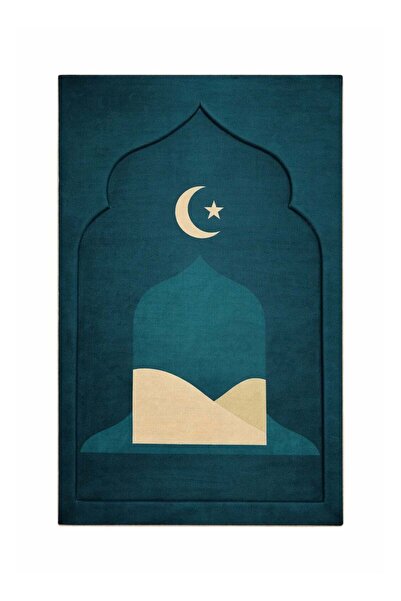 Fabienne سجادة صلاة من الفوم الذاكر 70×110 سم، سجادة صلاة إسلامية سميكة ومبطن...