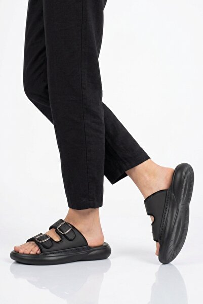 AYAKMOD Twingo 3202 g Black-Black Women's Slippers