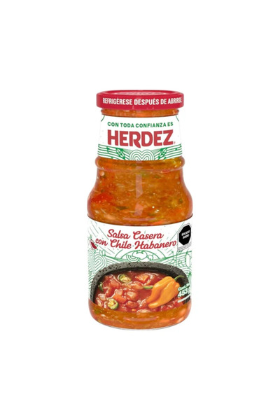 Herdez Sos Salsa Casera Habanero 453g –