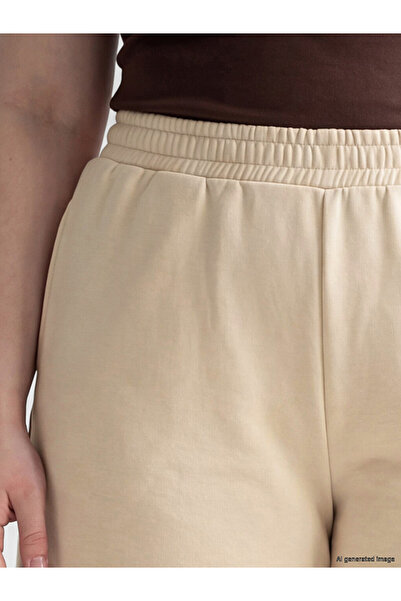 LC Waikiki Plus Size Soft Touch Women's Shorts