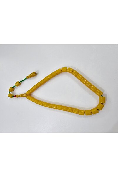 Efekentli Zeyzun Usta İmzalı Sıkma Kehribar Tespih 9,5 x 10,5 mm