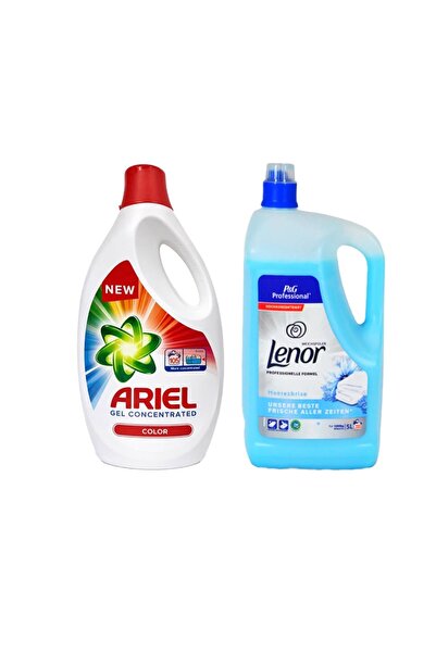 Ariel Detergent Color 5,7 L + Lenor Balsam Profesional 5L
