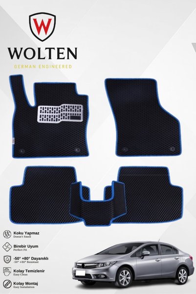 w wolten german engineered CİVİC-FB7-HONDA-SEDAN-(2012-2015) İÇİN EVA İÇ PASP...