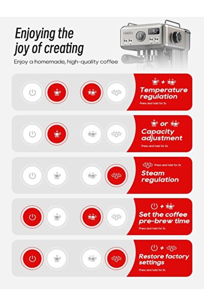 HIBREW H10A espresso coffee machine