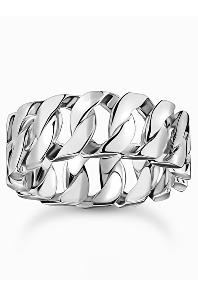 Thomas Sabo TR2497-637-21-64 Δαχτυλίδι Unisex - Φαρδύ ασημένιο με σχέδιο αλυσ...