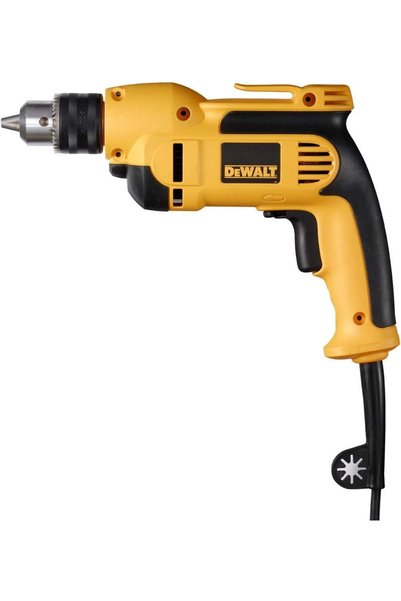 Dewalt 10mm Rotary Drill with Keyed Chuck, Yellow/Black, DWD112-B5