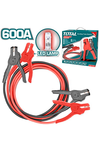 TOTAL - Cabluri de pornire 600A - 3m - lampa LED