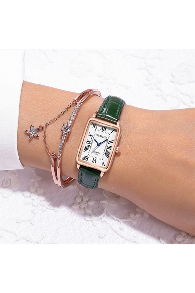 GENERAL Women's watch with leather strap stylish design