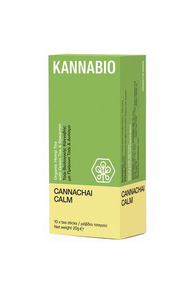 KANNABIO Καννατσάι Καταπραϋντικό Βιολογικό Τσάι Κάνναβης με Πράσινο Τσάι & Μέ...