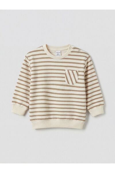 LC Waikiki Crew Neck Striped Baby Boy T-Shirt