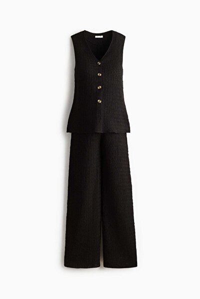 H&M MAMA 2-piece crinkled jersey set
