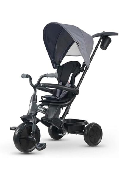 QPLAY Elite Platinum Tricycle for Kids 10 Months-6+ Years, 360° Swivel Seat, ...