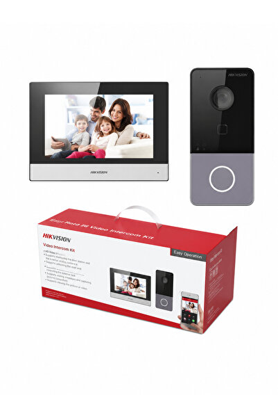 HIKVASION Ds-Kis603-P Intercom Hikvision Complete Ip Video Intercom Kit (Indo...
