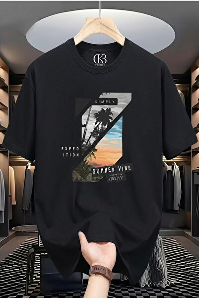 qubo sportswear & company Unisex Oversize εμπριμέ βαμβακερό μπλουζάκι με κοντ...