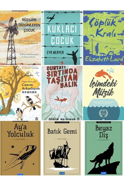 Beyaz Balina Yayınları ORTAOKUL OKUMA SETİ Rüzgarı Dizginleyen Çocuk,Kuklacı ...