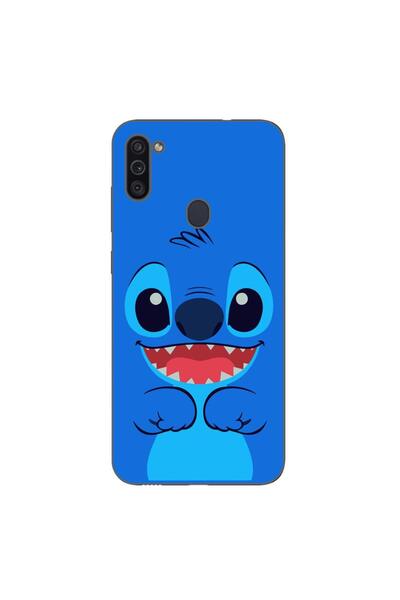OEM Husa compatibila cu Samsung Galaxy A11 Silicon Gel Tpu Model Stitch Happy
