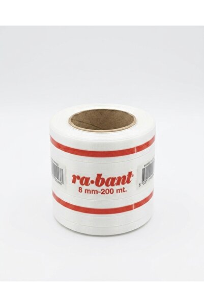 TULİ White Raffia Ribbon 8 mm 200 Meters – Gift Wrapping Ribbon