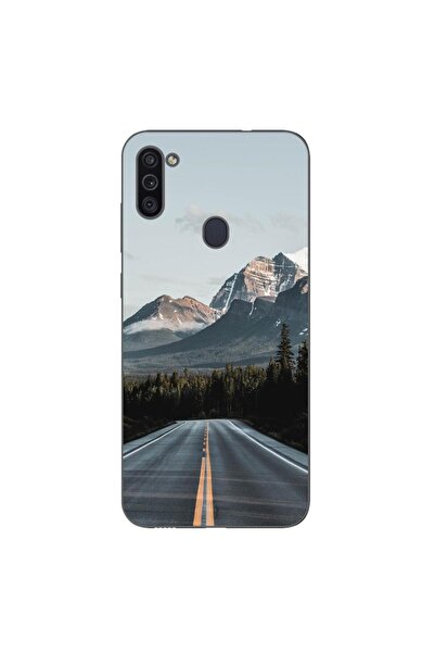 OEM Case compatible with Samsung Galaxy A11 Silicone Gel Tpu Model Mountain Road