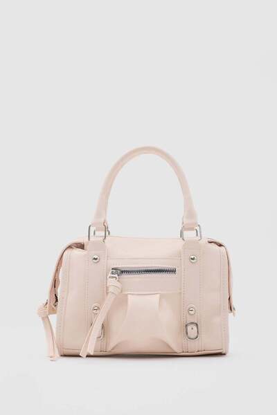 Shule Bags Lillia Bowling Crossbody Bag Powder Pink