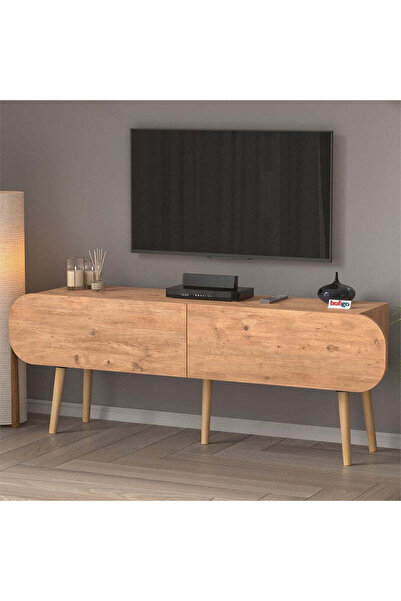 Vivendo Comoda TV Sicily 120 cm, cu 2 usi rabatabile push-to-open, PAL melami...