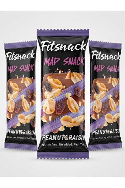 Fitsnack Mad Snack With Peanut And Raisins - 45GM