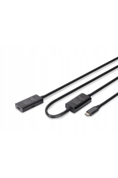 Digitusplus Cablu prelungitor activ DIGITUS DA-73109, USB 3.2 Gen1, 5Gbps, USB-C