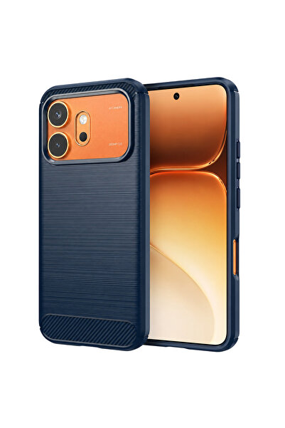 CLICK Husa pentru Honor 600/ Honor 600 Pro, Carbon Silicone, protectie antisoc