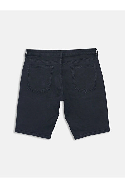 LC Waikiki Black Regular Fit Men's Jean Shorts