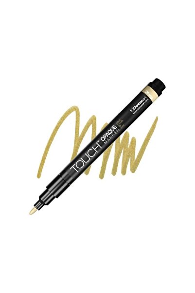 Shinhan Art Touch Opaque Marker Acrylic Pen Fine 0.8-1.3 mm Metallic Gold