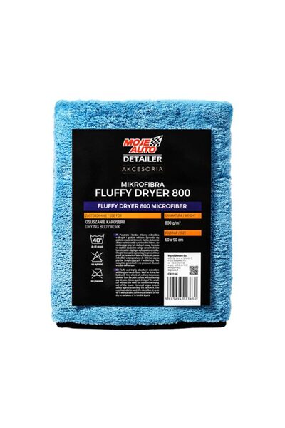Moje Auto Prosop uscare microfibra Fluffy Dyrer 800GSM Detailer 60x90cm