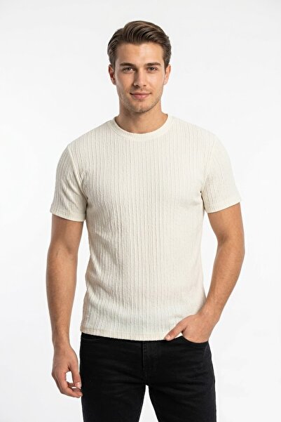 Raymons Men's Sıfıryaka Knitwear T-Shirt Regular Fit Bgl-St05566