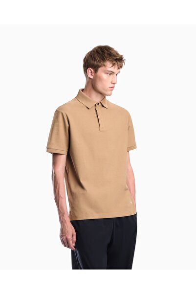 Emporio Armani Men's Regular Kecut Cotton Jacquard Jersey Fabric Short Sleeve...