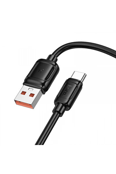 hoco. HOCO X115 Καλώδιο Δεδομένων και Φόρτισης USB-A σε USB-C, 100W, 1μ, Μαύρο